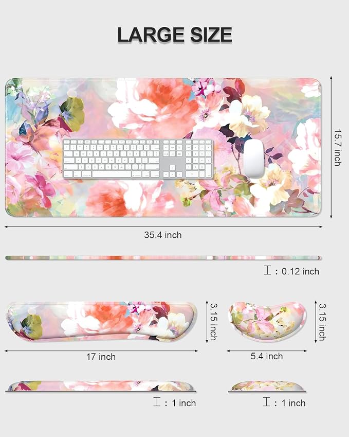 Watercolor Pink Flowers
