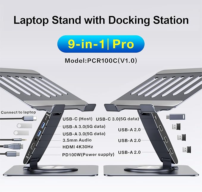 For Laptop 7-15.6 inches 8-in-1 Pro