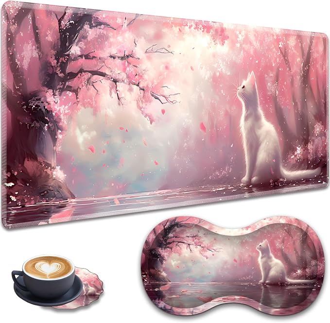 Cherry Blossom Cat