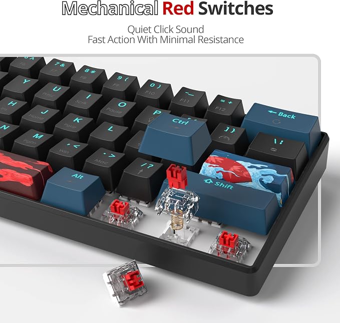 Monstor black /red Switch 61