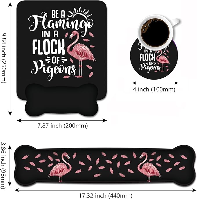 Be a Flamingo in a Flock Pigeons Inspirational Quote