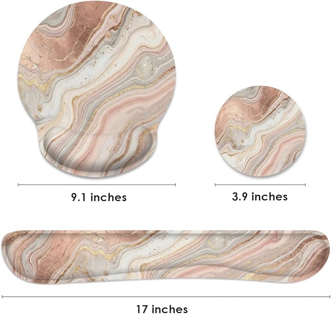 Gold Pink Marble