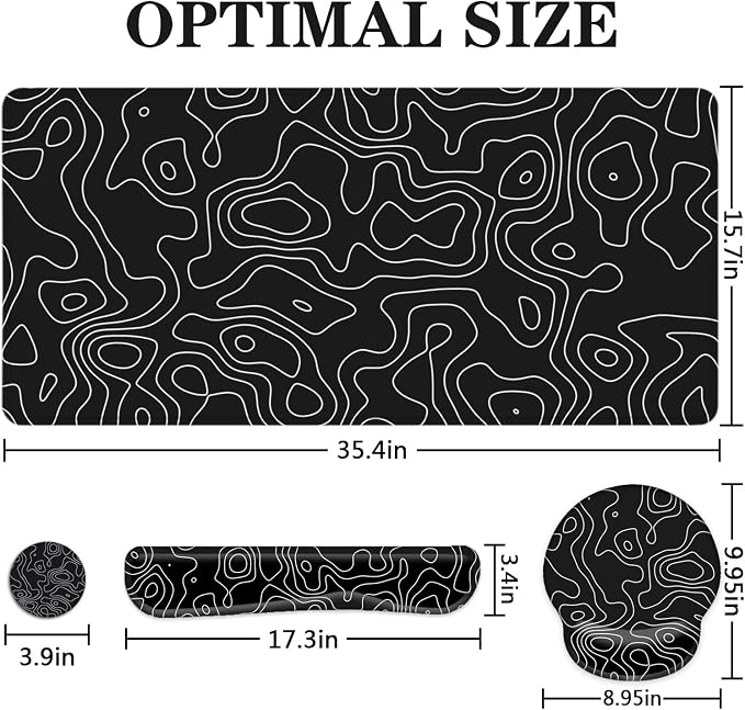 Black Topographic