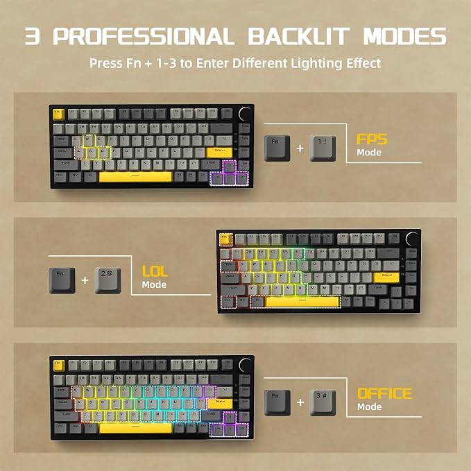 grey white yellow/moon switches