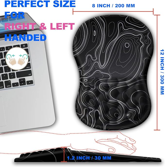 022-Topographic Map Black