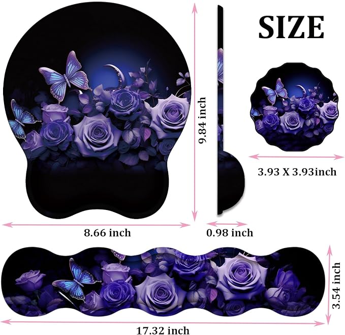 Purple Roses and Butterflies