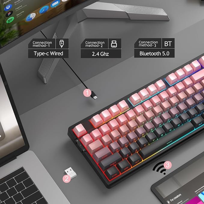 Pink Black/Blue Whale Switch