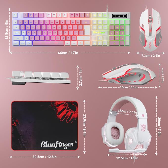 White & Pink