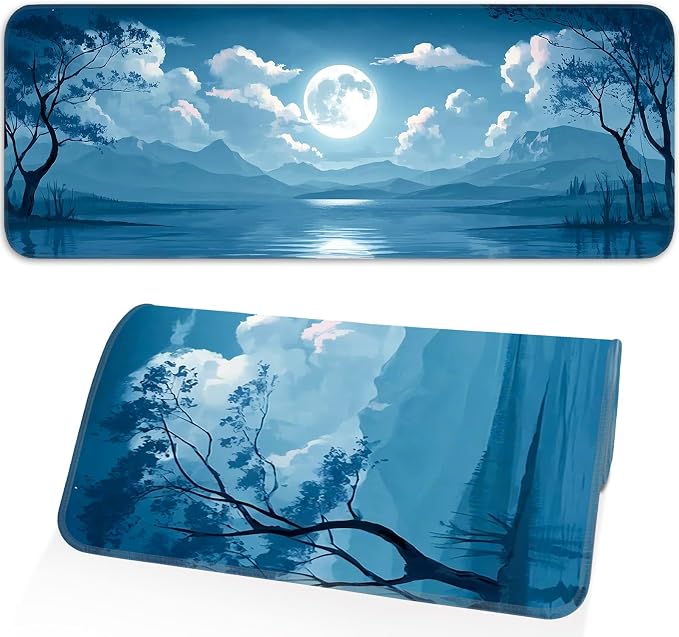 Ocean and moon