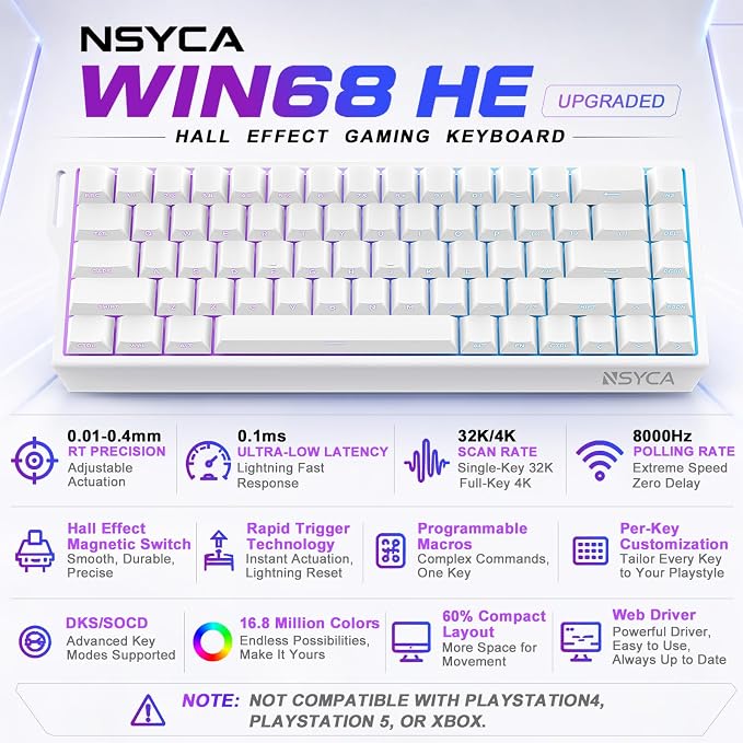 WIN68 White Side-Printed