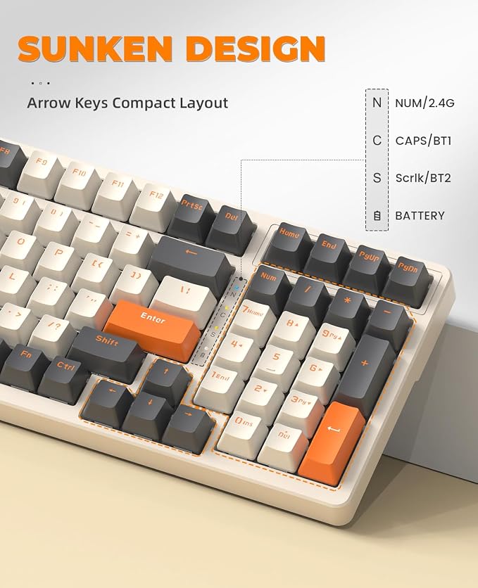 Off-white & Orange/Red Switch