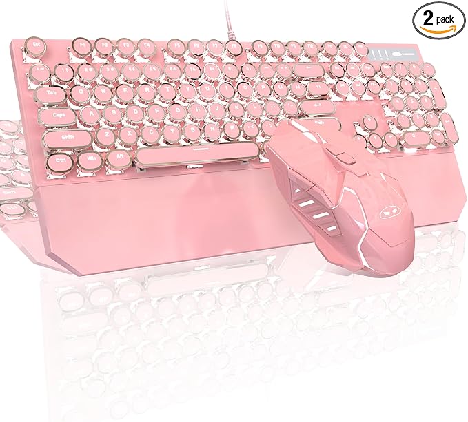 Pink and White