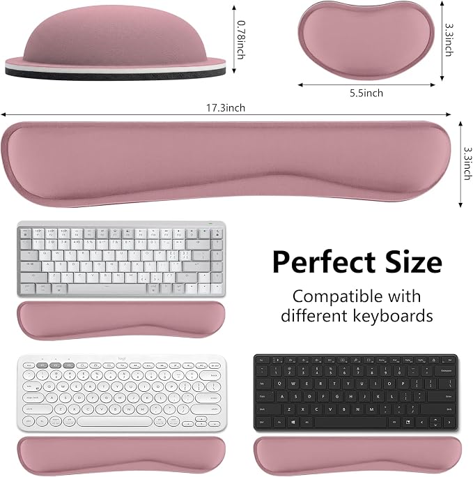 Purple Pink - Wrist Rest Set