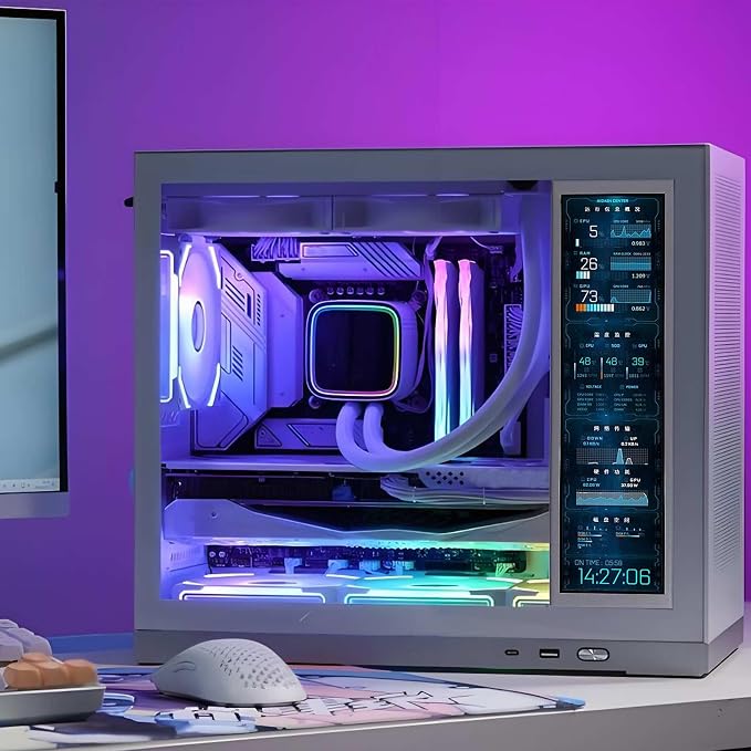 9.1'' White for D32 PC Case