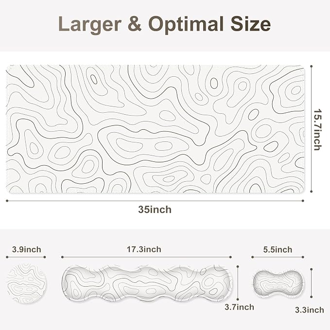 White Topographic