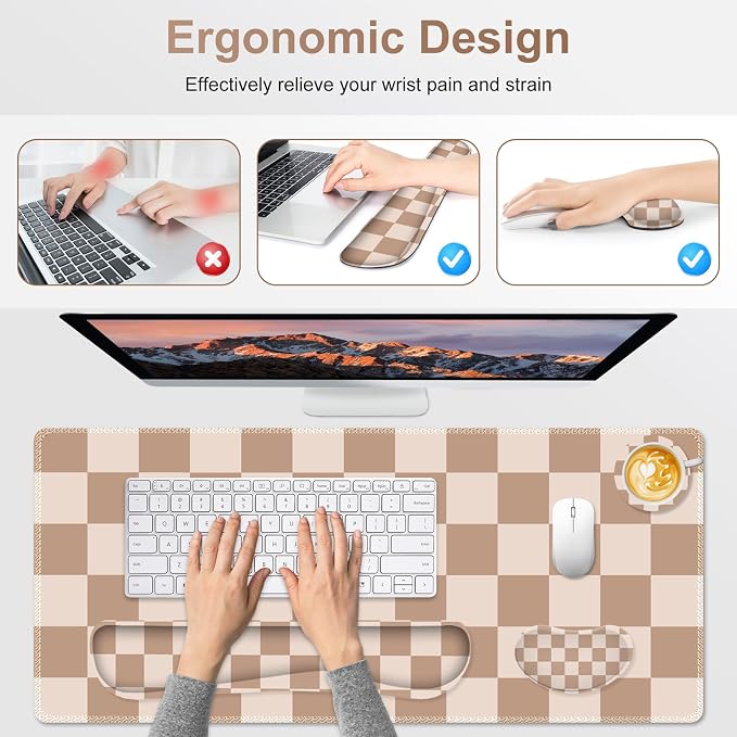 Beige Khaki Checkered