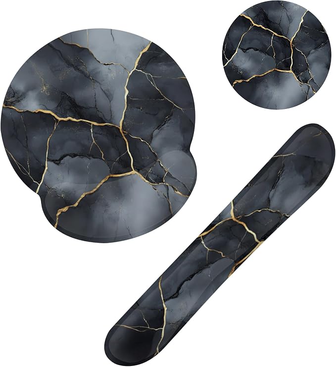 Blue Gold Marble