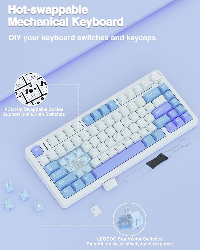 White&Blue&Purple