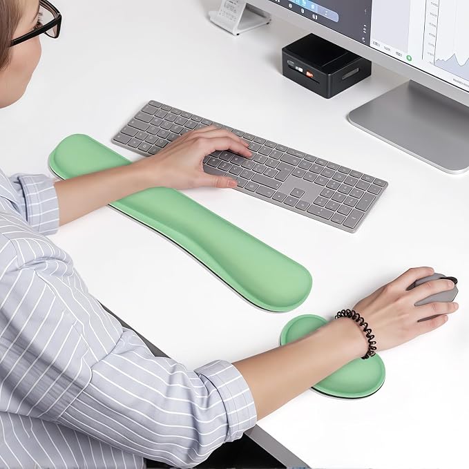Green - 2 Wrist Rests