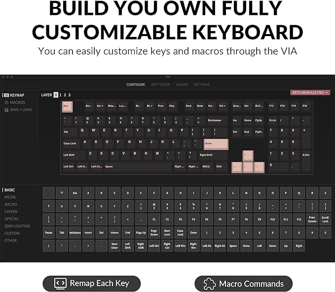 Hot-swap Keychron K Pro Brown Switch