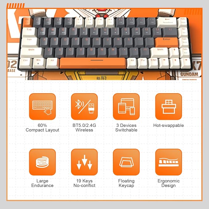 Grey & Orange/Red Switch