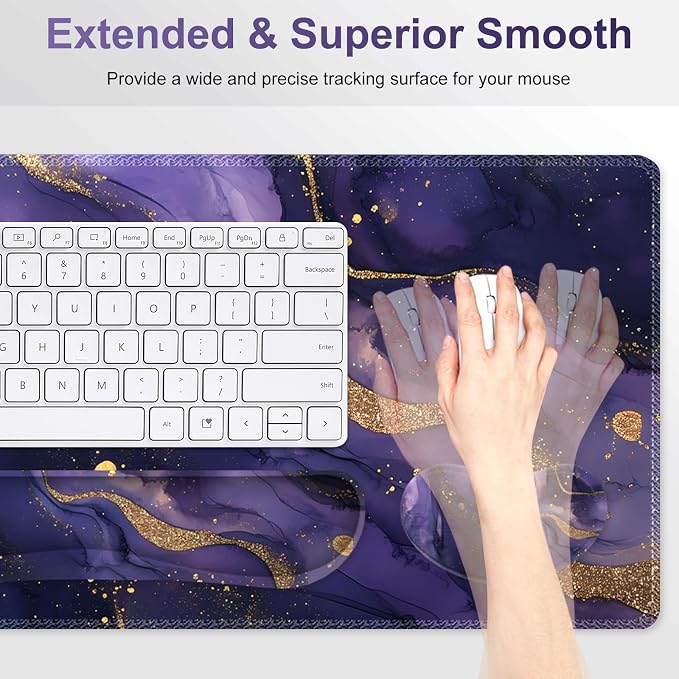 Purple Golden Marble