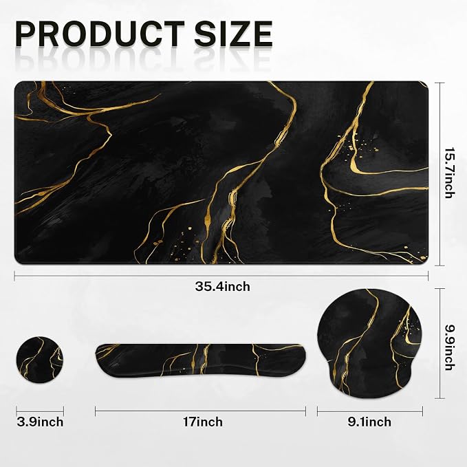 Black Gold Marble