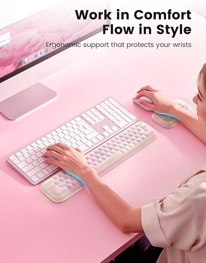 Pastel Pink and Pale Peach