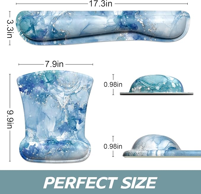 Blue Abstract Marble