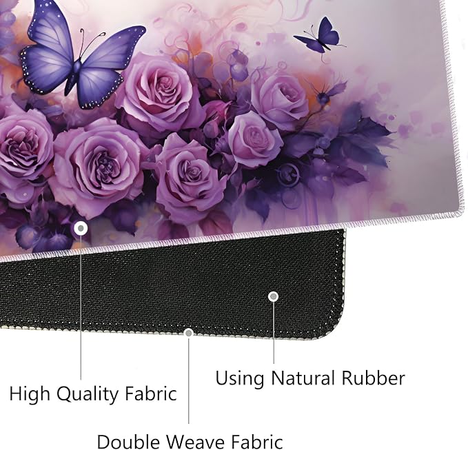 Purple Roses and Butterflies