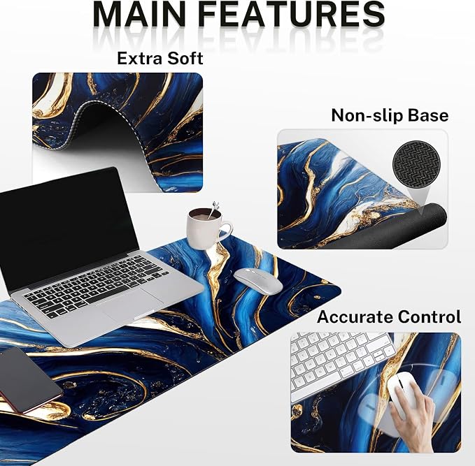 Blue and Gold Marble