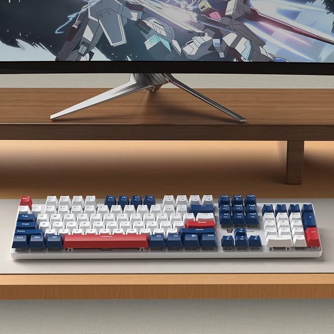 Blue Switch Blue/White/Red Combo Color