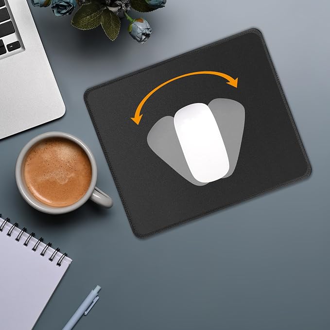 30 Pcs-10.2x8.3 in Black mouse pad