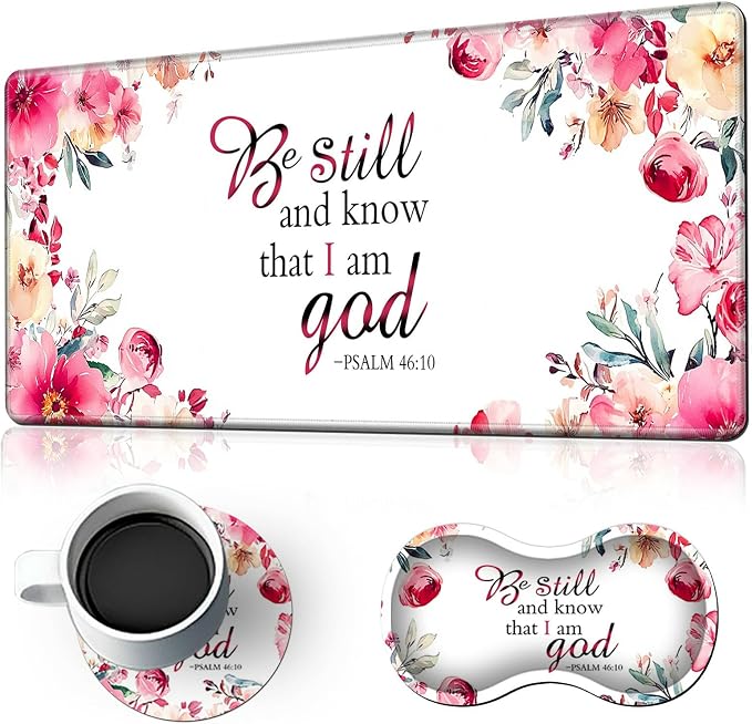 Pink Flower Psalm 46:10