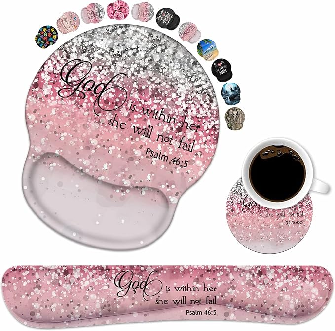 Glitter Quote Bible Verses Psalm 46:5