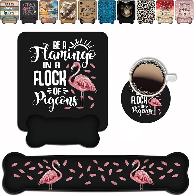Be a Flamingo in a Flock Pigeons Inspirational Quote