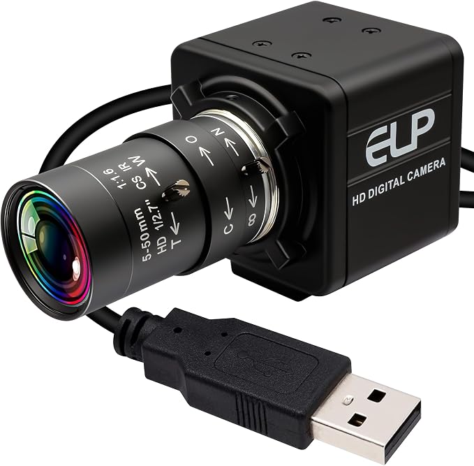 8MP 5-50mm Zoom Webcam