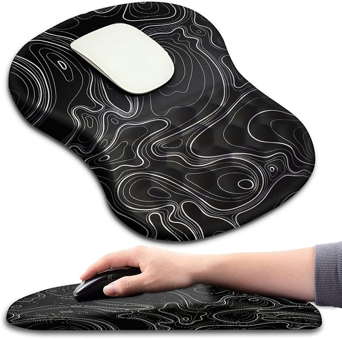 022-Topographic Map Black