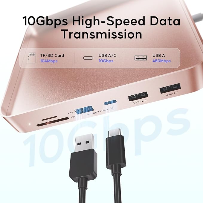 imac usb c hub-pink