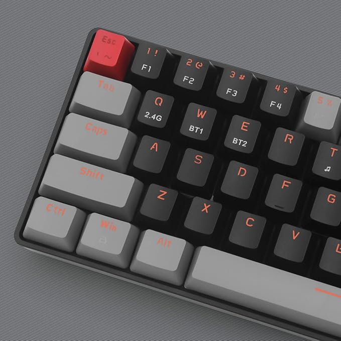 Brown Switch with Black & Grey Combo Color