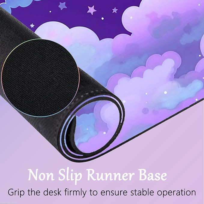 4pcs Purple Cloud