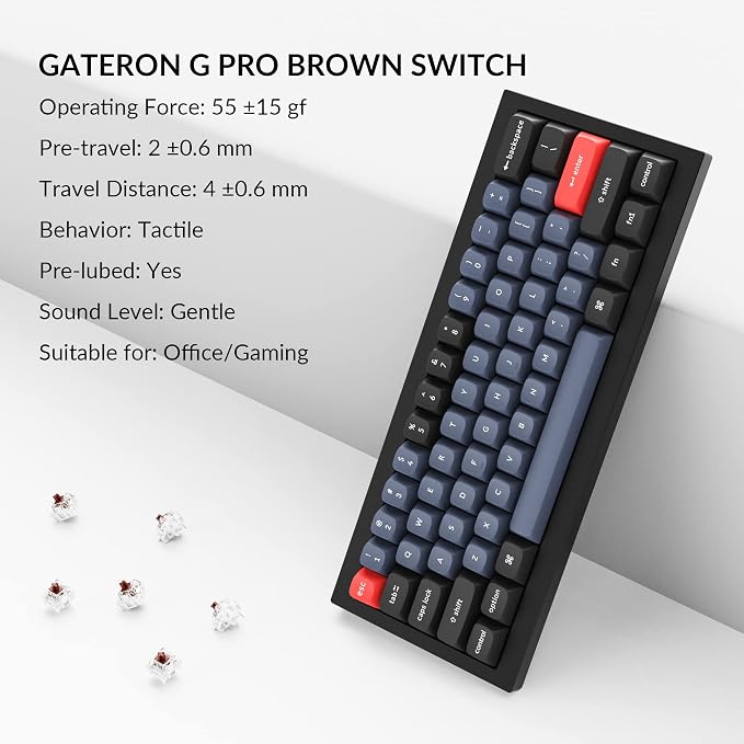Hot-swap Gateron G Pro Brown Switch