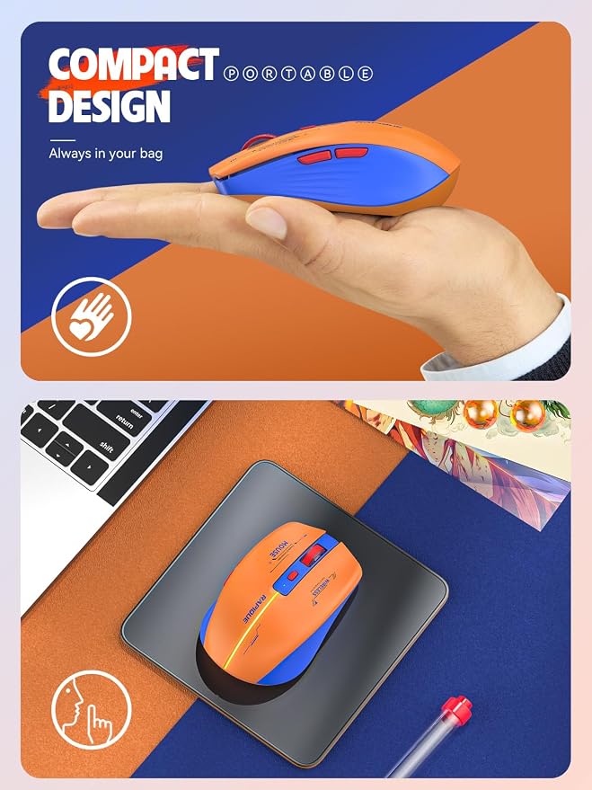 Orange and Blue