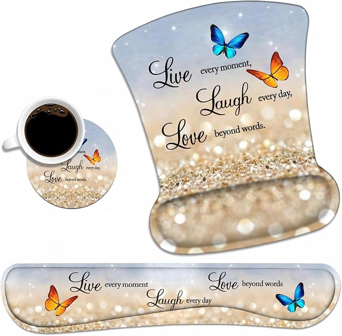 Glitter Quote Live Laugh Love