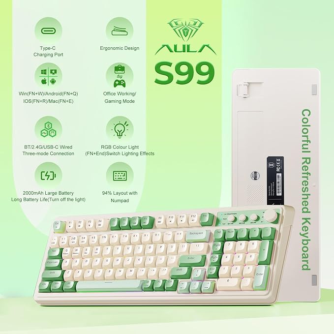 Green & Beige