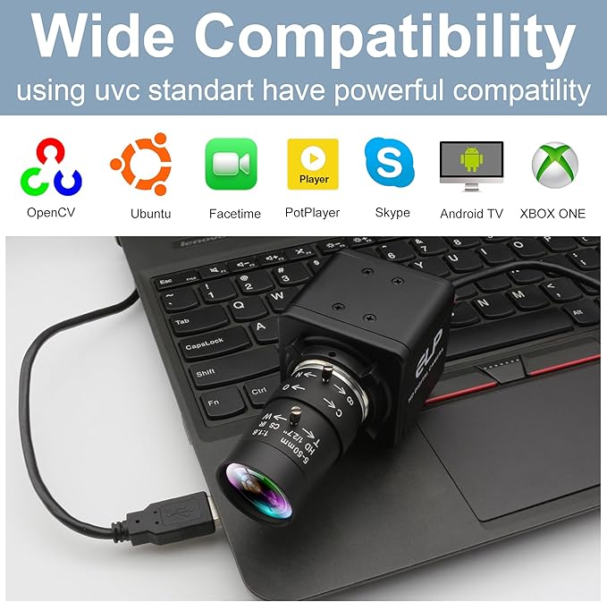 260fps USB Camera with 5-50mm Zoom Lens