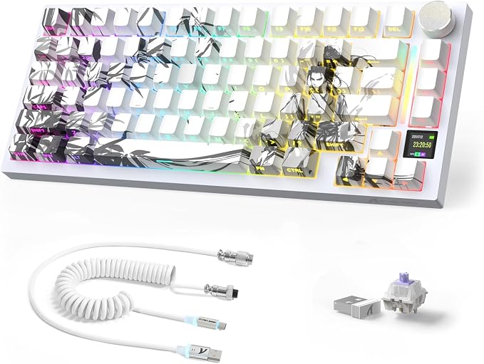 white bamboo/gift switches