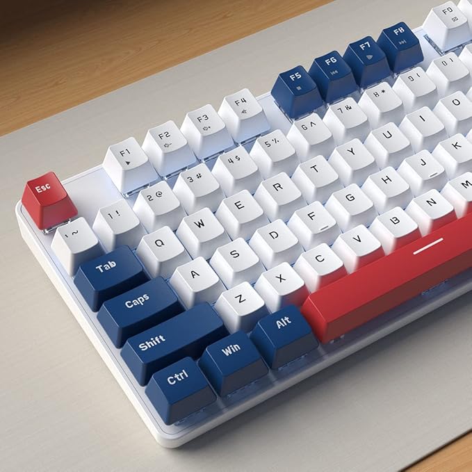 Blue Switch Blue/White/Red Combo Color