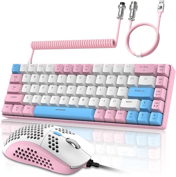 Pink White Blue