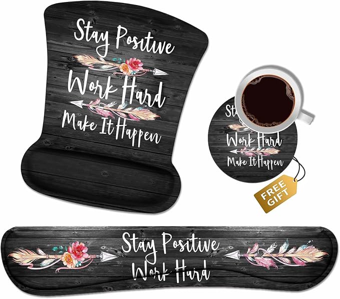 Stay Positive Work Hard and Make It Happen Inspirational Quote